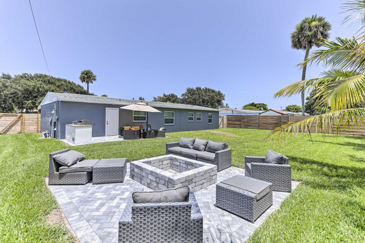 Beach House With Outdoor Kitchen, Walk To Coast Cocoa Beach Extérieur photo