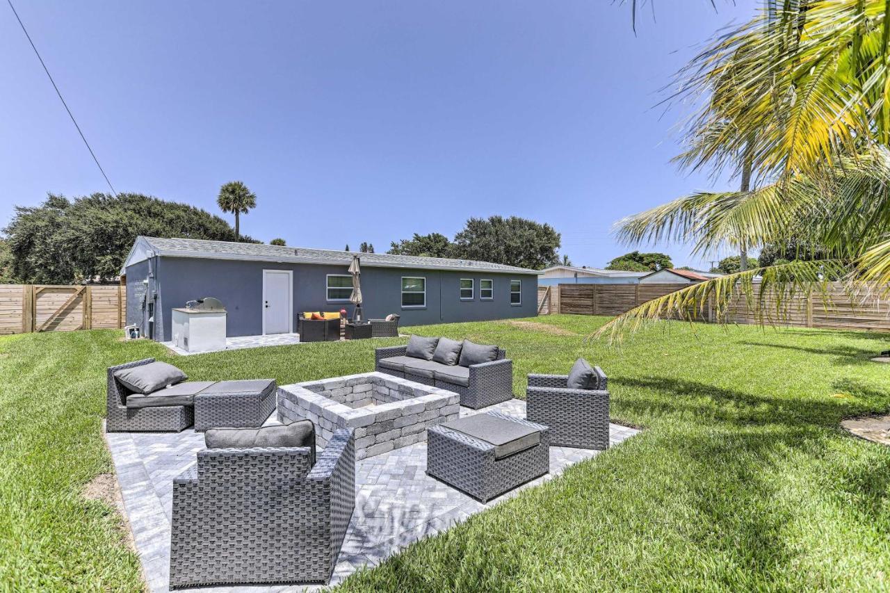 Beach House With Outdoor Kitchen, Walk To Coast Cocoa Beach Extérieur photo