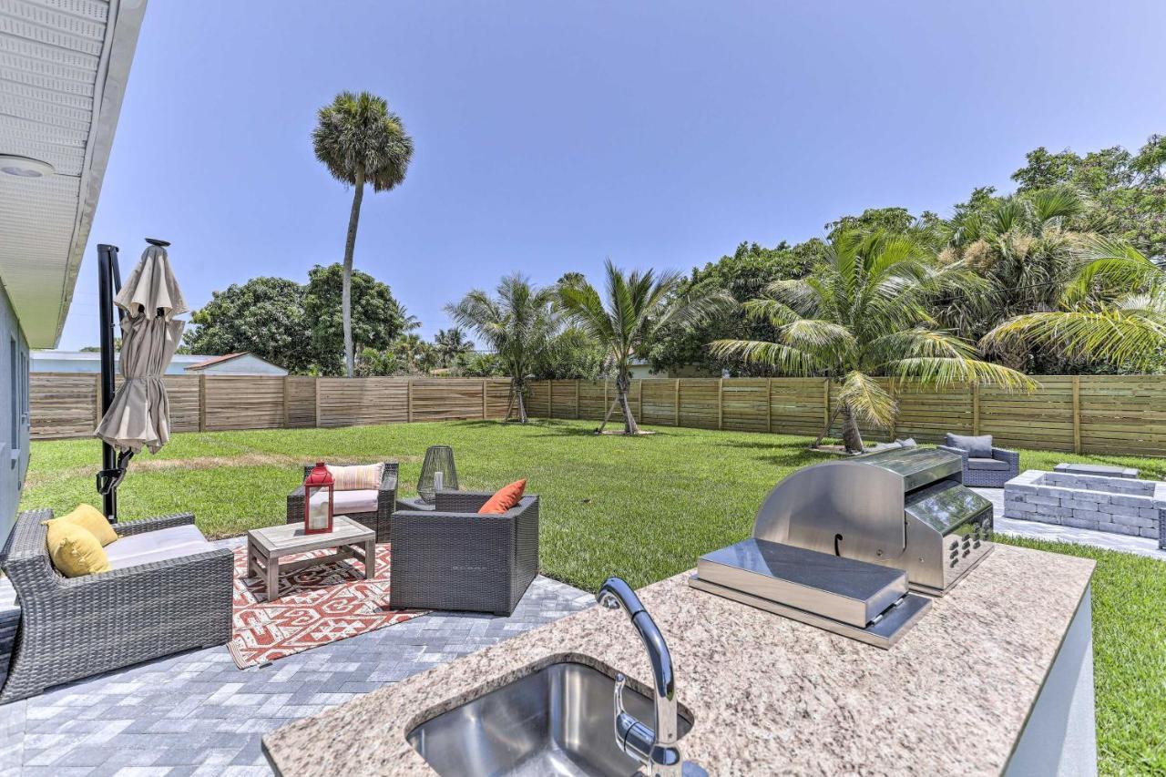 Beach House With Outdoor Kitchen, Walk To Coast Cocoa Beach Extérieur photo