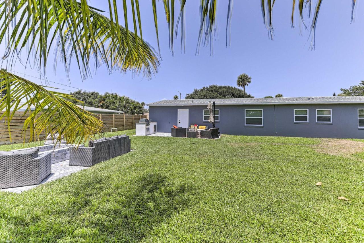 Beach House With Outdoor Kitchen, Walk To Coast Cocoa Beach Extérieur photo